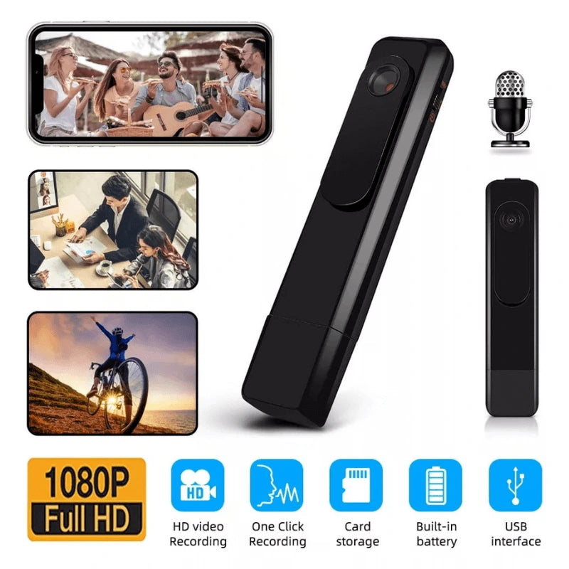 (PROMO 50%🤩) Combo Cámara Audiovisual 1080p HD Recargable + Tarjeta SATA SD 32Gb Original