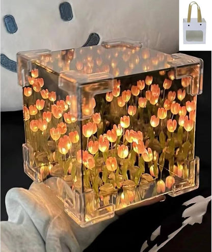 ESMP™ | ESPEJO 2 EN 1 LAMPARA Y TULIPANES INFINITOS