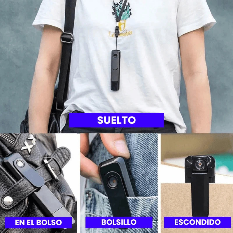 (PROMO 50%🤩) Combo Cámara Audiovisual 1080p HD Recargable + Tarjeta SATA SD 32Gb Original