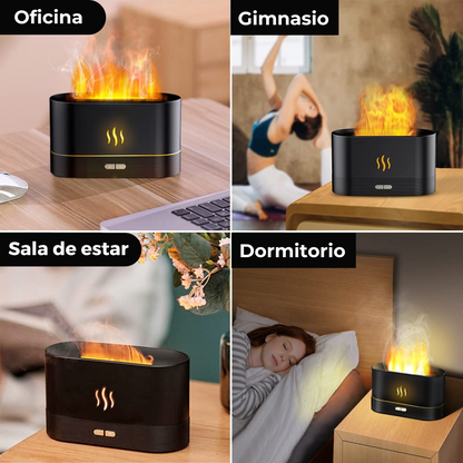(PROMO 2x1🤩) HUMST™ | HUMIFICADOR-DIFUSOR DE AROMA CON EFECTO DE LLAMA Y ANTI-ESTRES