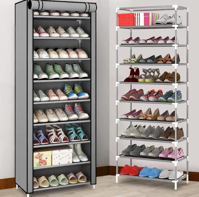Organizador Zapatero 9 Niveles: Anti Polvo🏠