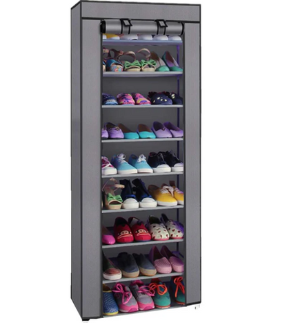 Organizador Zapatero 9 Niveles: Anti Polvo🏠