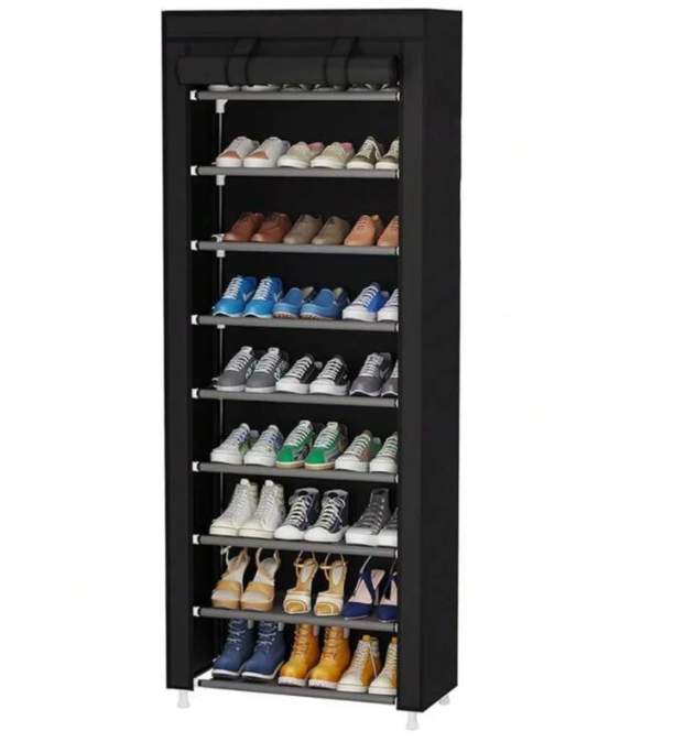 Organizador Zapatero 9 Niveles: Anti Polvo🏠