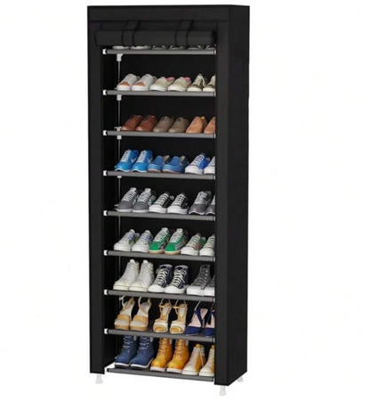 Organizador Zapatero 9 Niveles: Anti Polvo🏠