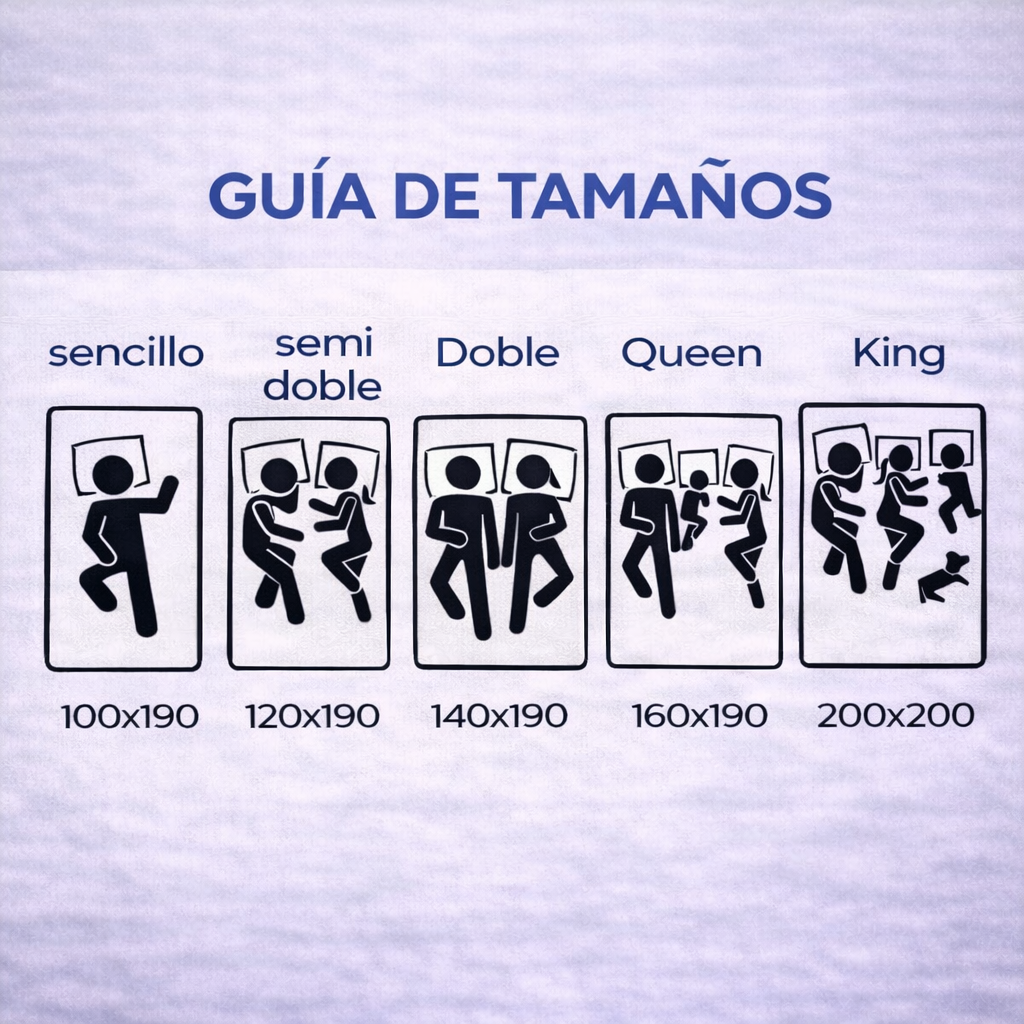 (PROMO 50% 🤩) Protector Colchón Antifluido + Obsequio 🎁 2 Fundas