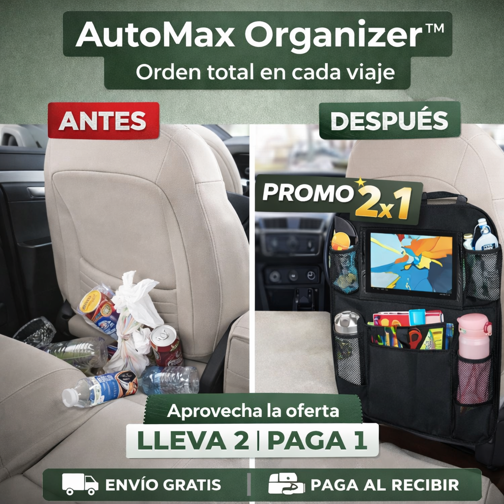 (OFERTA 2X1 🤩) AutoMax Organizer Impermeable™