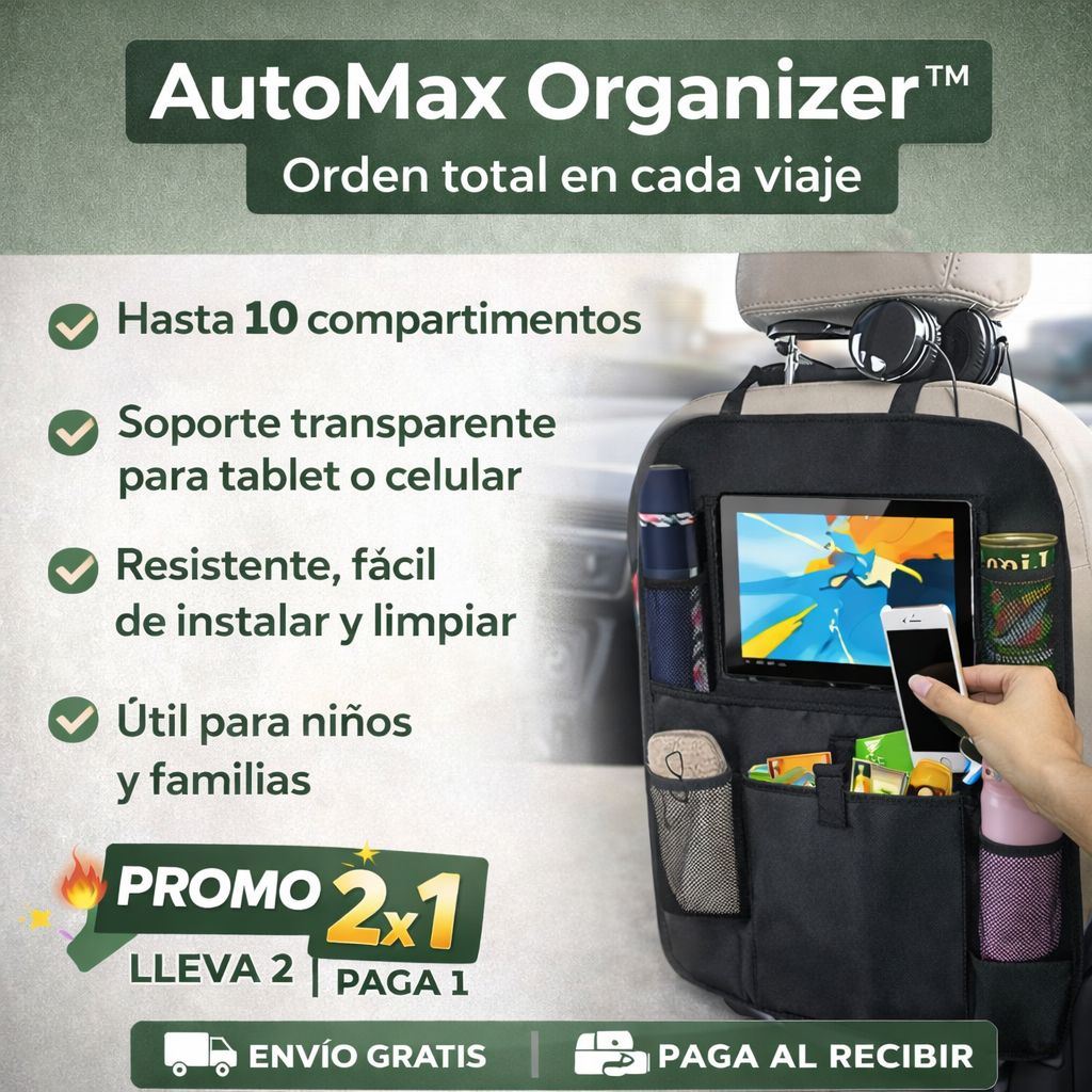 (OFERTA 2X1 🤩) AutoMax Organizer Impermeable™